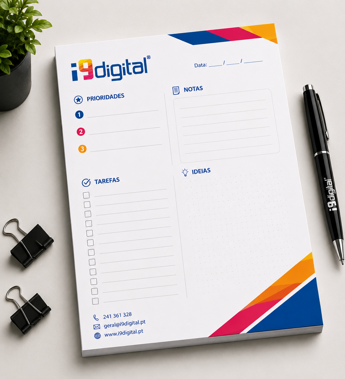 Bloco de Apontamento Personalizados