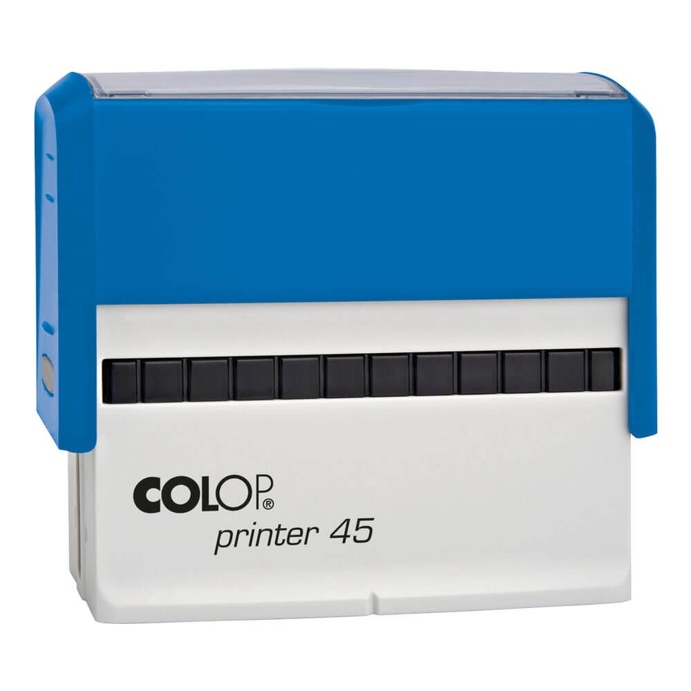 carimbo printer 45 - tinta azul