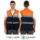 Colete de Trabalho Multibolsos Refletor CL-05