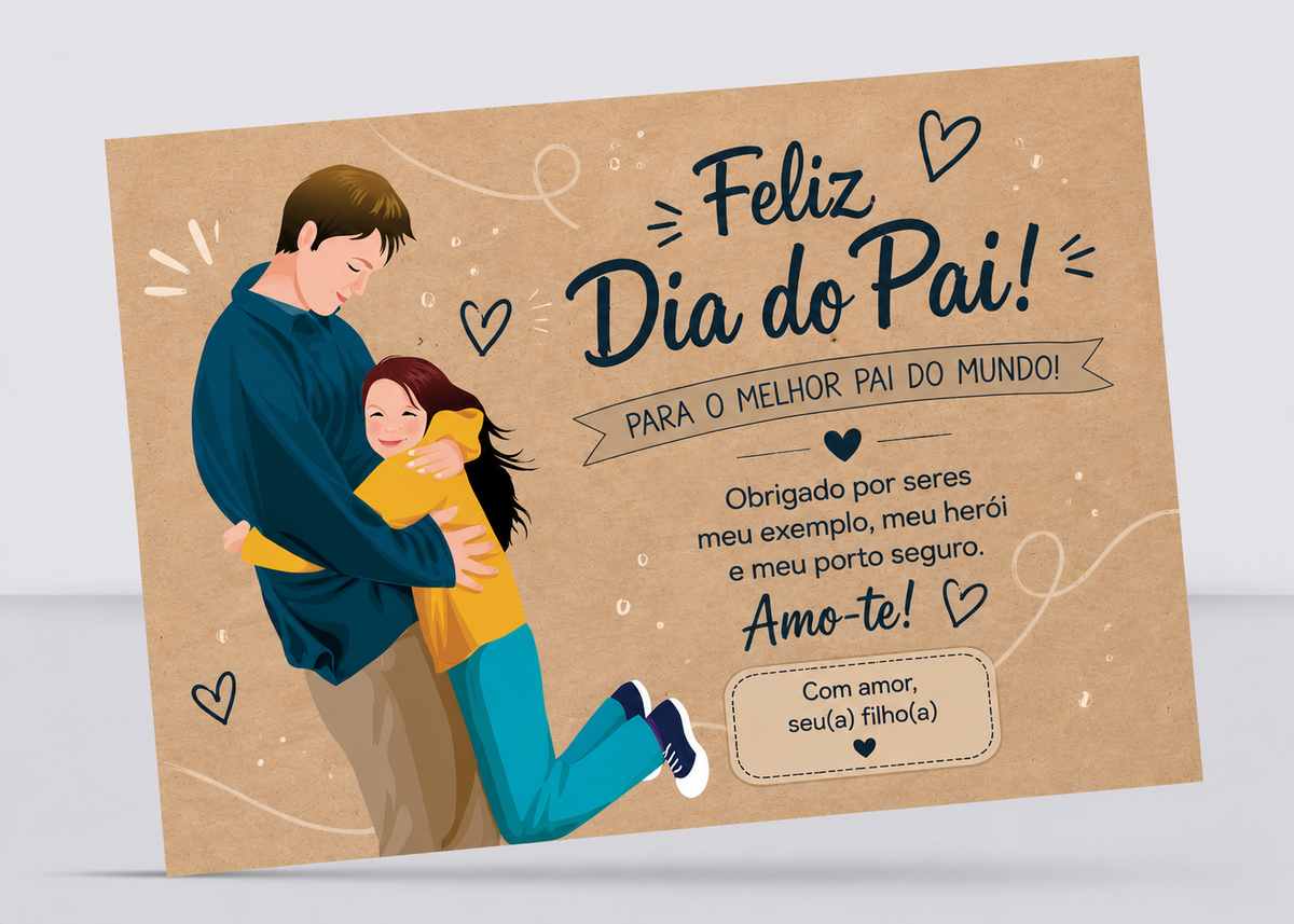 Cartão do Dia do Pai