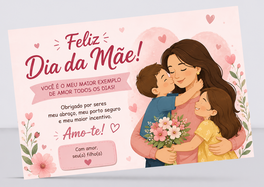 Cartões do Dia da Mãe Personalizados