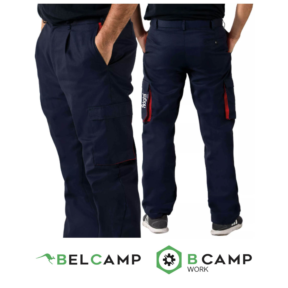 Calças de Trabalho Multibolsos T-002