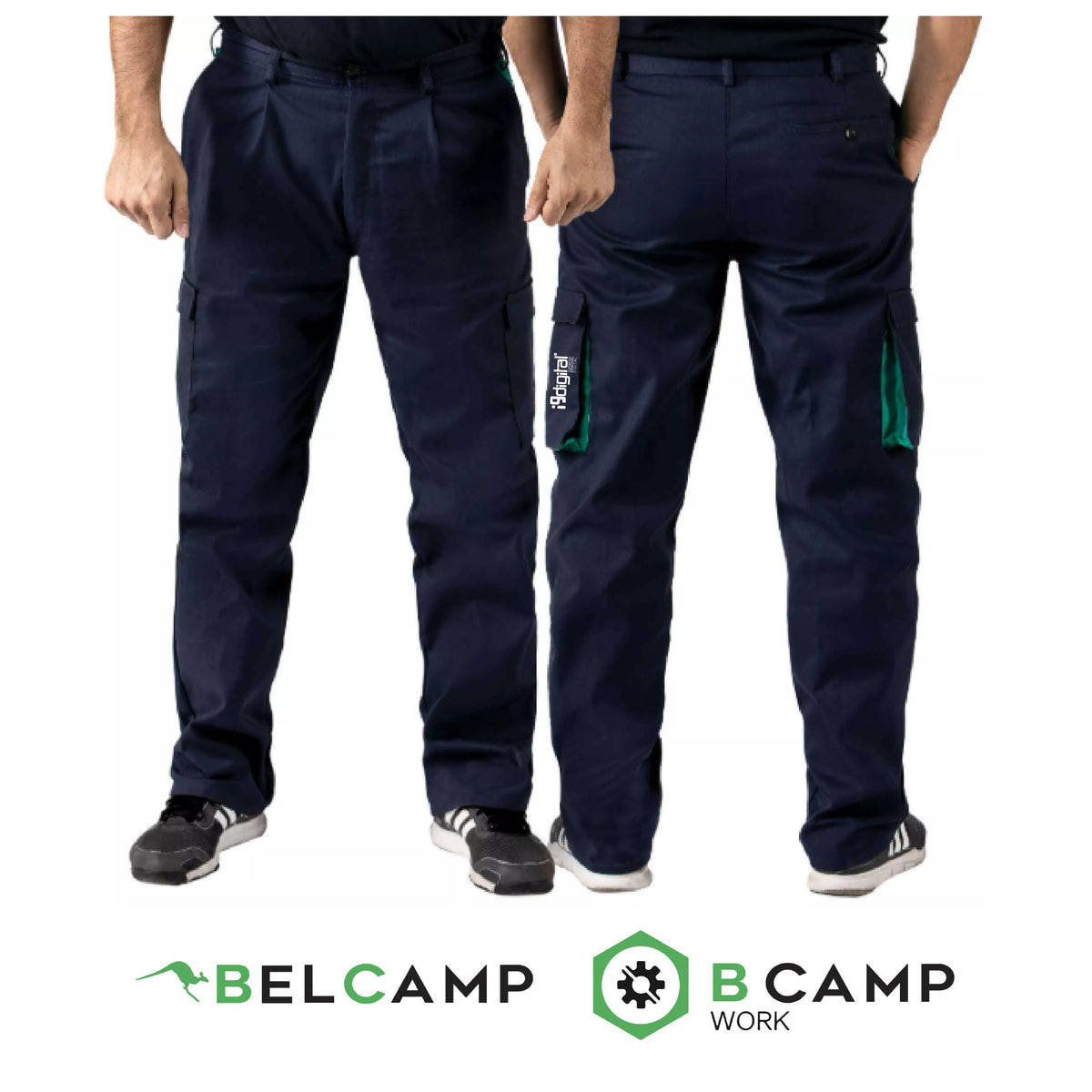 Calças de Trabalho Multibolsos T-002