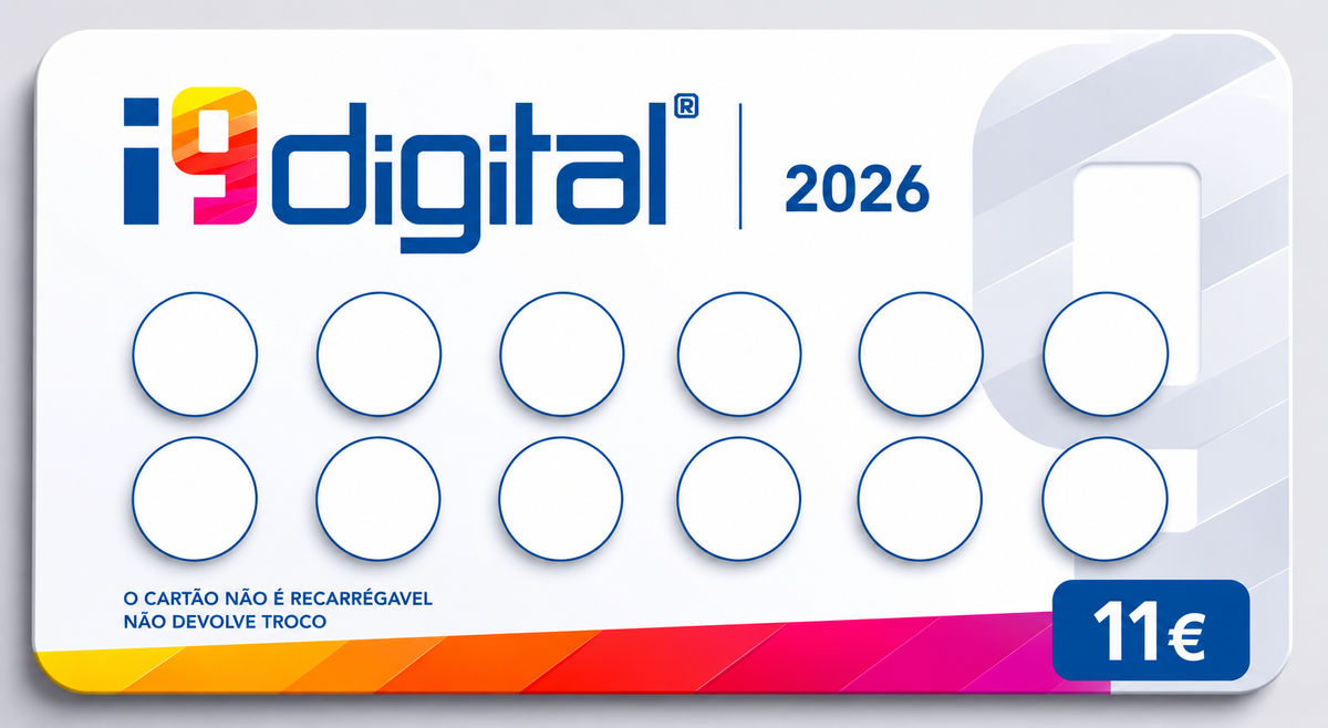 Cartão de consumo personalizado para festas e eventos