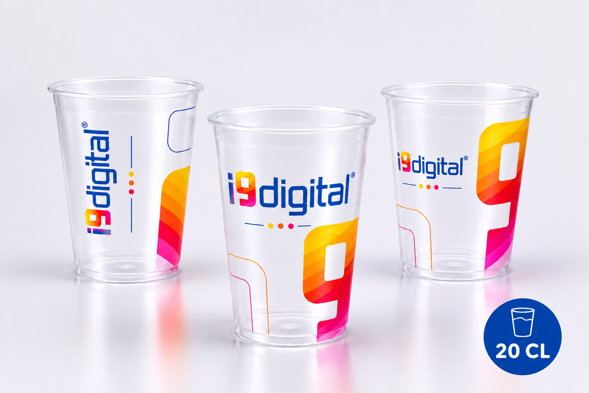 Copo reutilizável personalizado 20 cl com logótipo