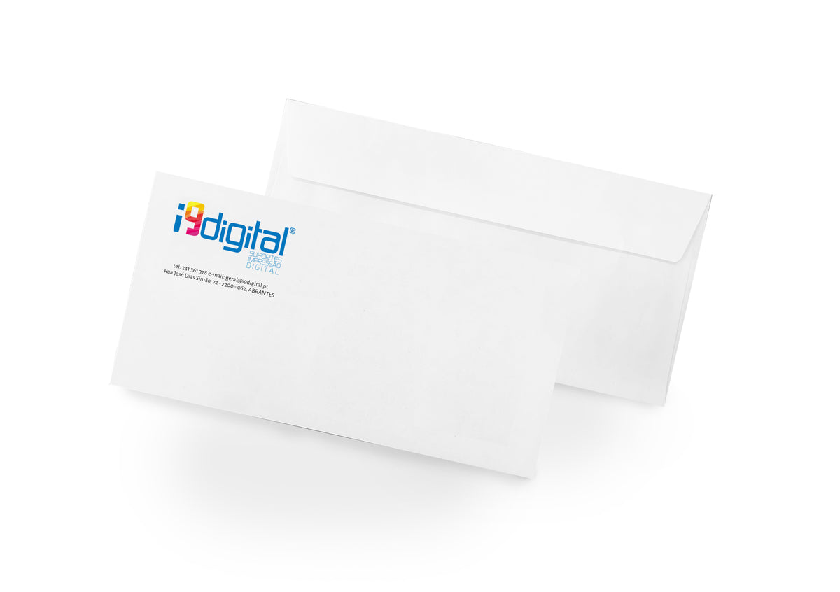 Envelope DL personalizado sem janela para empresas