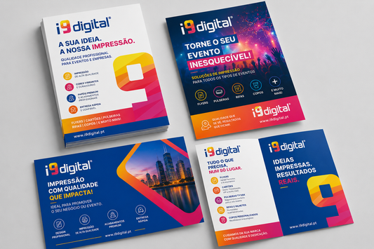 Flyers personalizados para publicidade e eventos