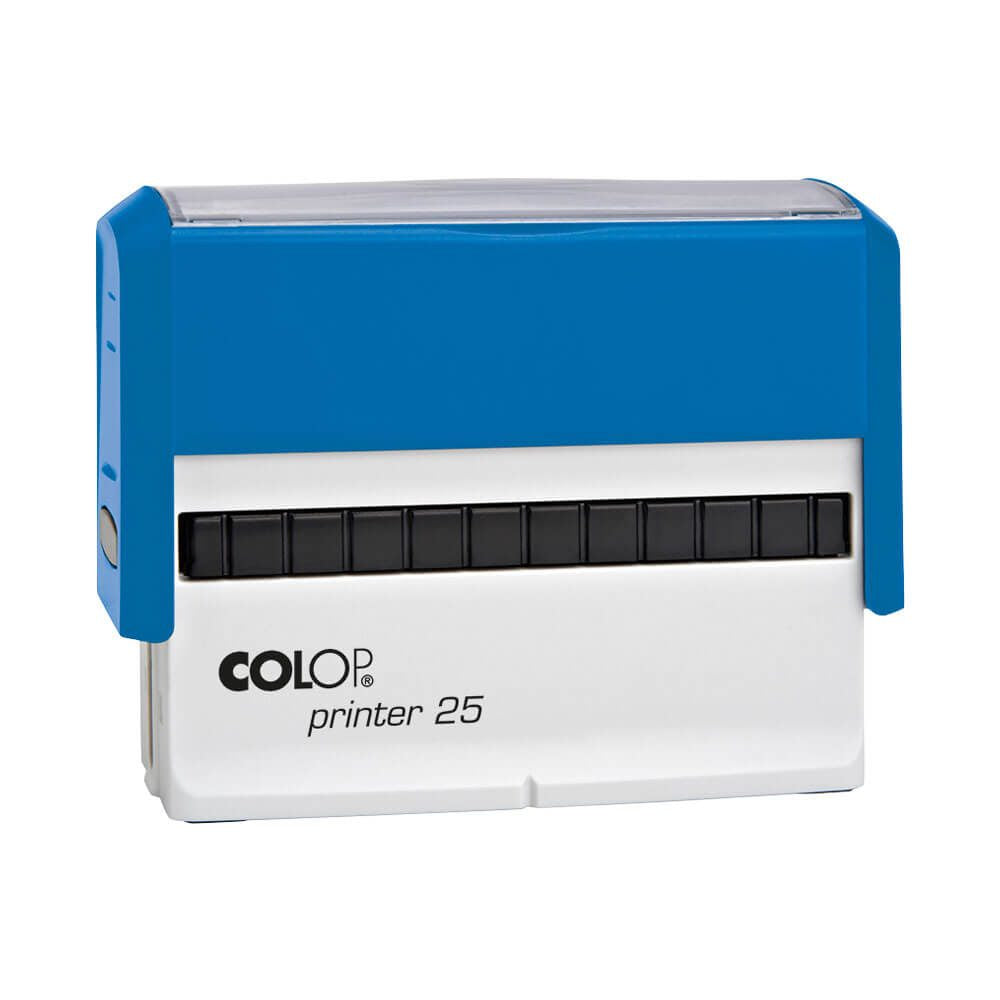 carimbo printer 25 - tinta azul