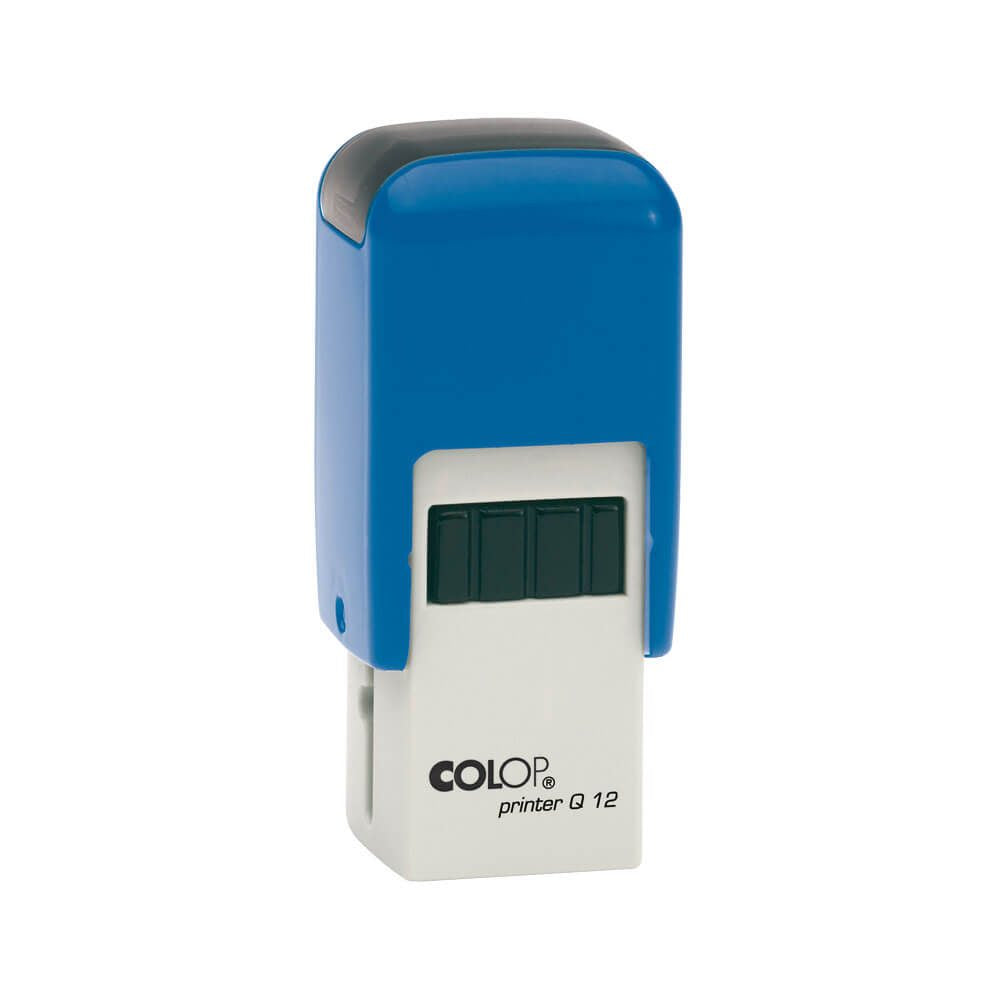 carimbo printer Q12 - tinta azul