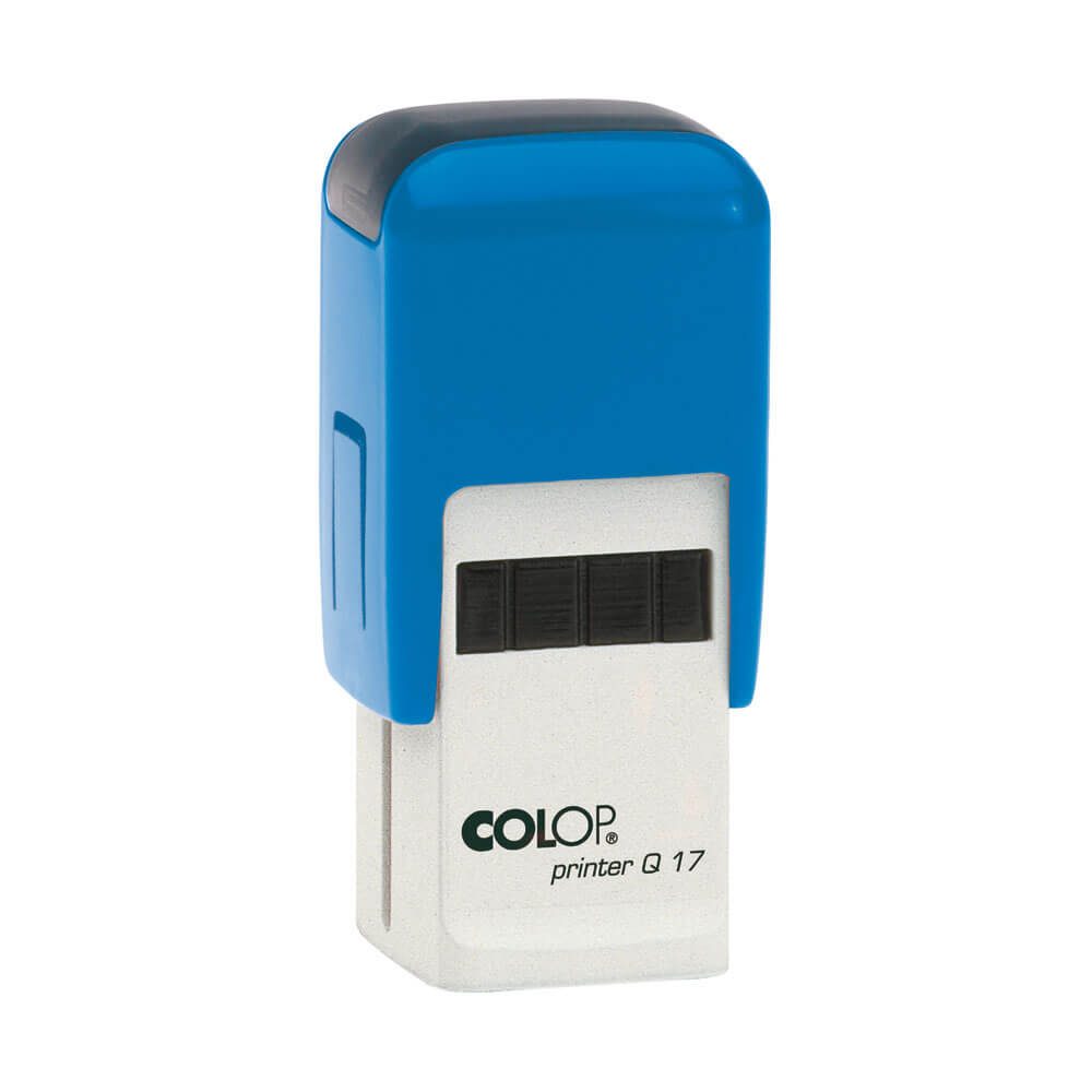 carimbo printer Q17 - tinta azul