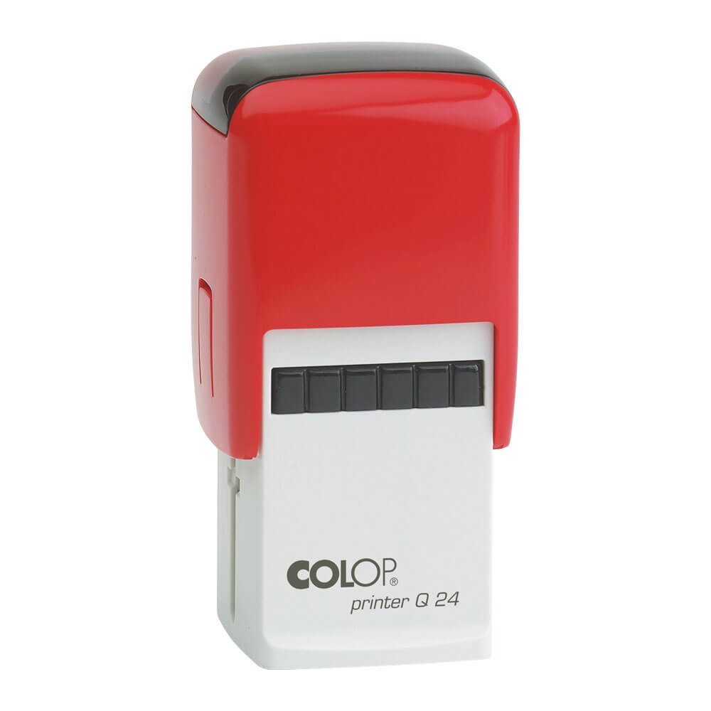 carimbo printer Q24 - tinta vermelha