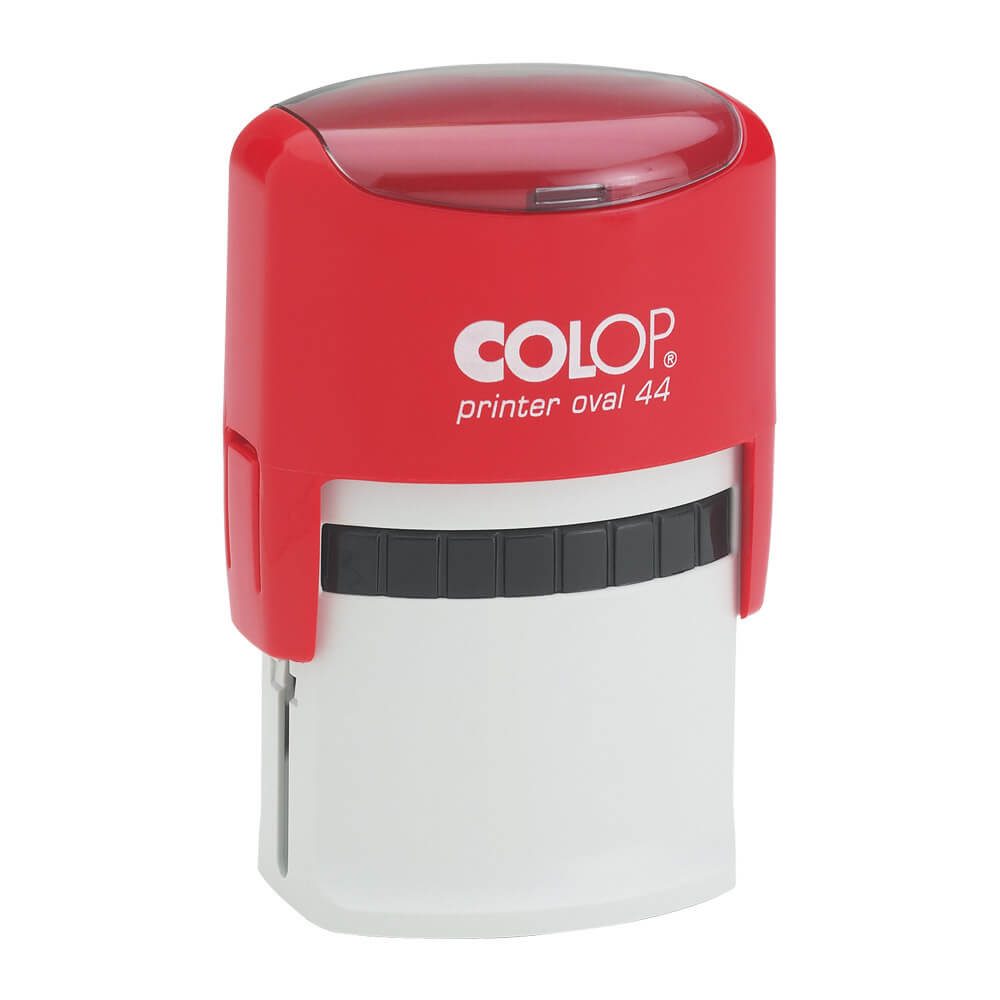 Carimbo Oval Printer 44 - Tinta Vermelha