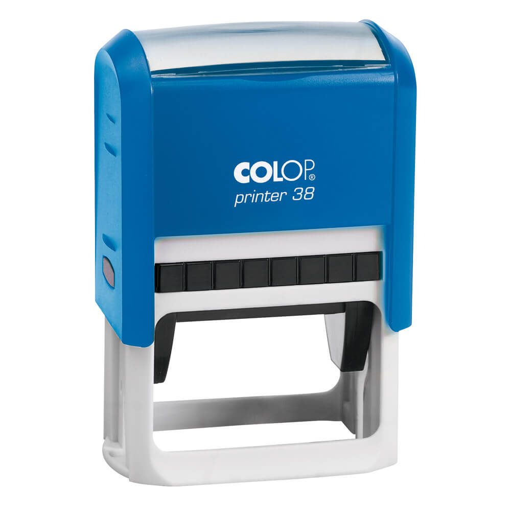 carimbo printer 38 - tinta azul