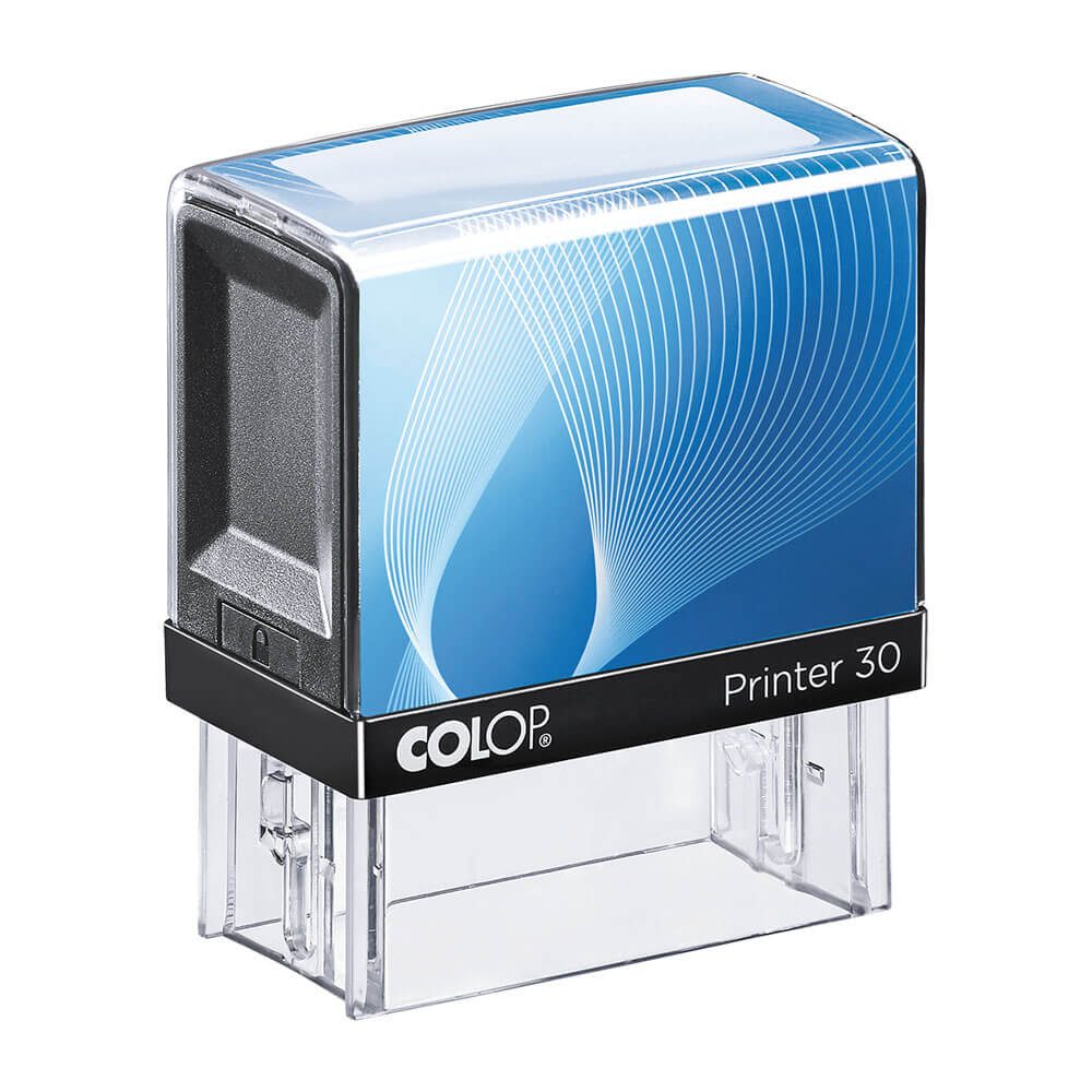 carimbo printer 30 - tinta azul