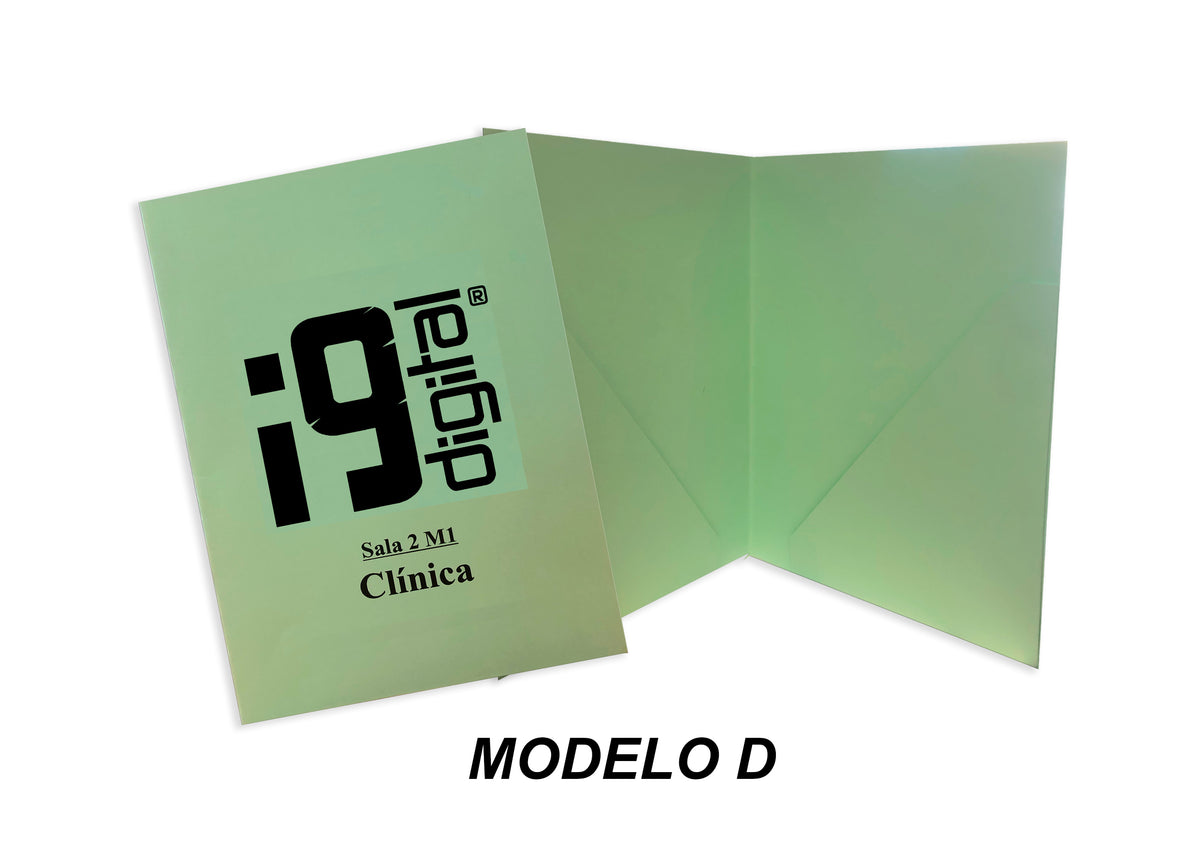 Capa de Apresentação com 2 Badanas - Modelo D