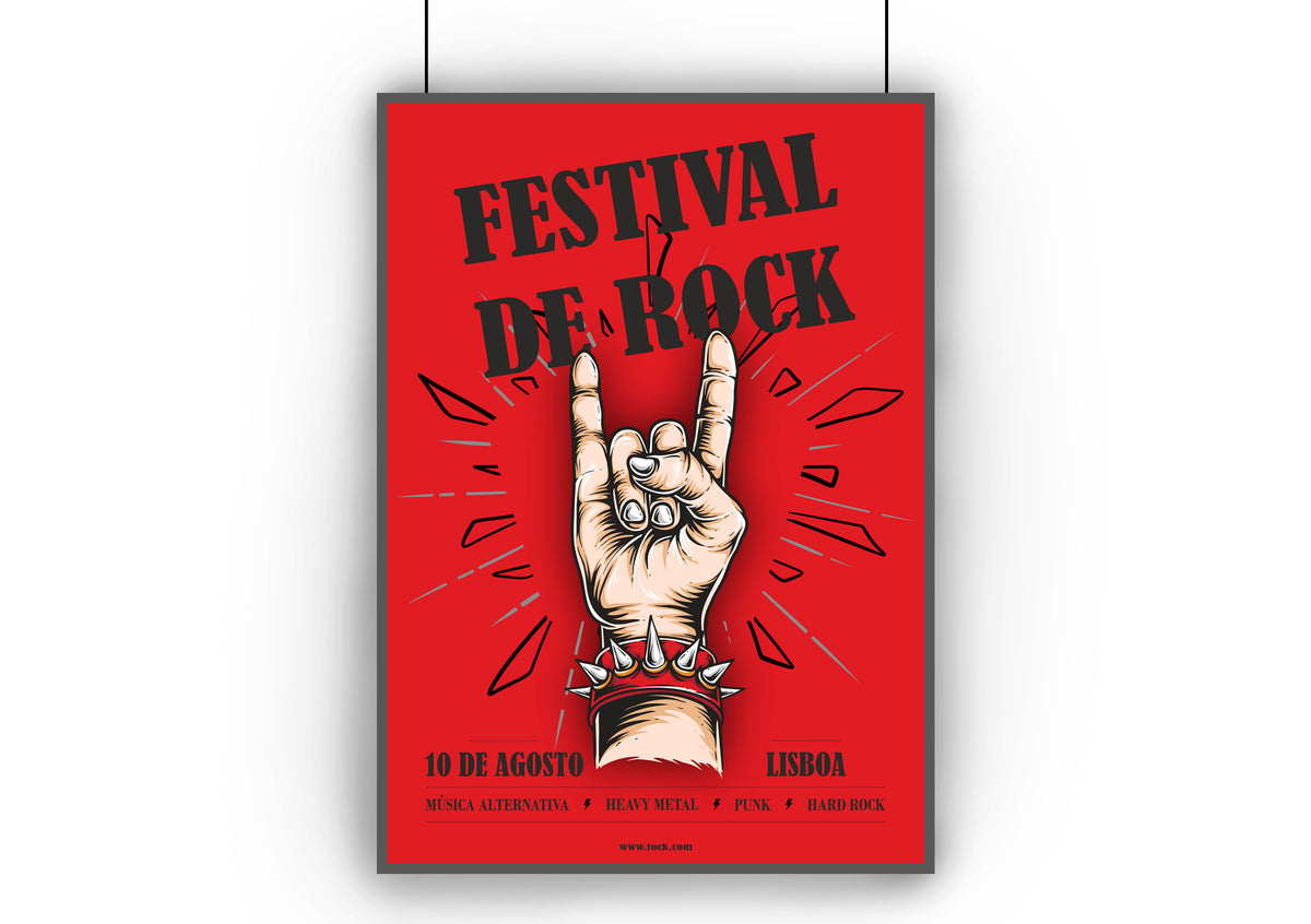 Cartaz personalizado para divulgação de eventos