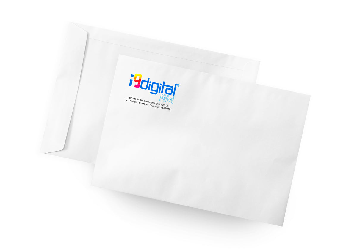 Envelope C4 personalizado para documentos A4