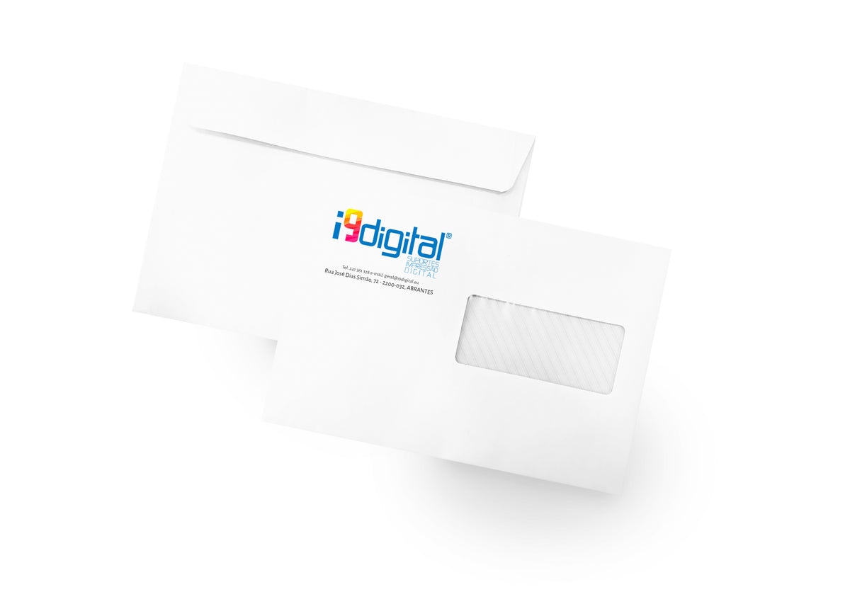 Envelope C5 personalizado para correspondência empresarial